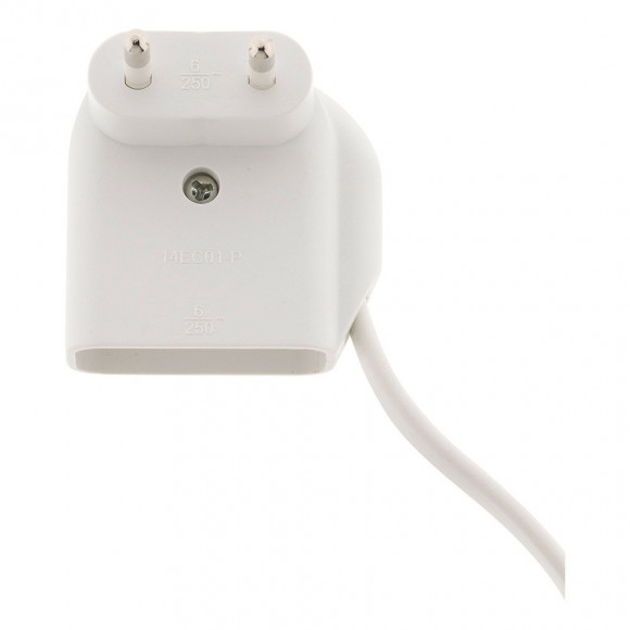 Prolongateur Ho3vvh2-f 2x 0,75 3m Avec Prise Gigogne Blanc - Zenitech