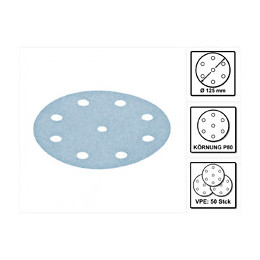 Disques Stickfix 9 Trous Diamètre 125 Mm Grain 80 Boîte De 50