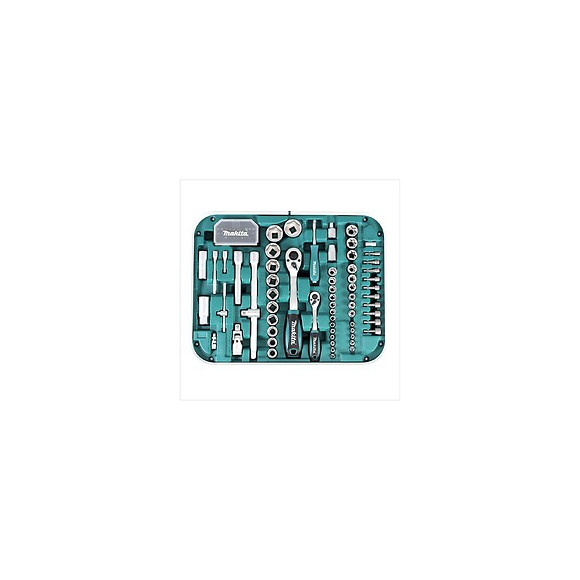 Makita Set D'outils De 227 Pièces + Mallette De Transport Verrouillable ( P-90532 ) Avec Embouts, Cliquets Et Clés