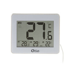 Thermomètre Intérieur / Extérieur Filaire Blanc - Otio