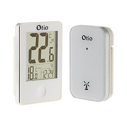 Thermomètre Int/ext Sans Fil Blanc - Otio