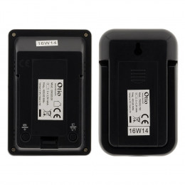 Thermomètre Int/ext Sans Fil Noir - Otio