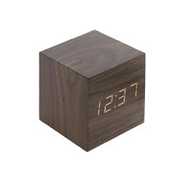 Thermomètre Cube Finition Effet Chêne - Otio