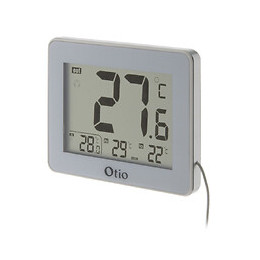 Thermomètre Intérieur / Extérieur Filaire Blanc - Otio