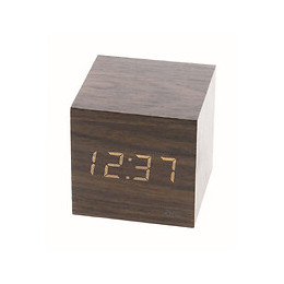 Thermomètre Cube Finition Effet Chêne - Otio