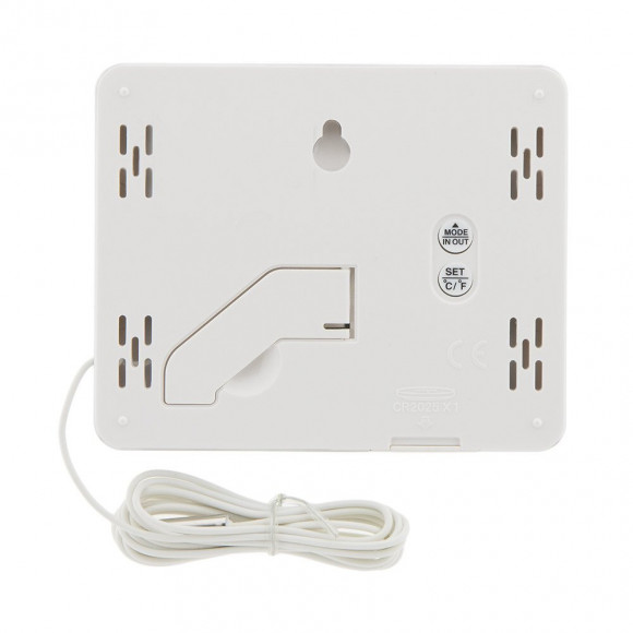 Thermomètre Intérieur / Extérieur Filaire Blanc - Otio