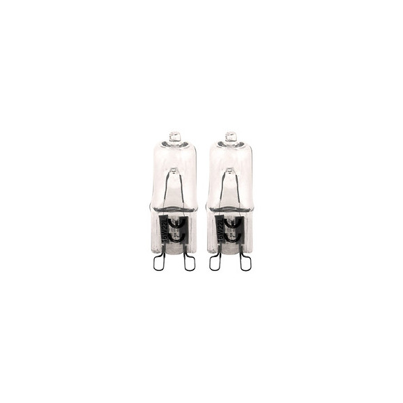 Lot De 2 Ampoules Halogènes G9 28w 370 Lm 40x15mm