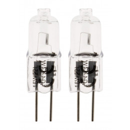 Lot De 2 Ampoules Halogène 7w G4 Pépite