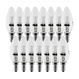 Lot De 15 Ampoules Halogène 28w E14