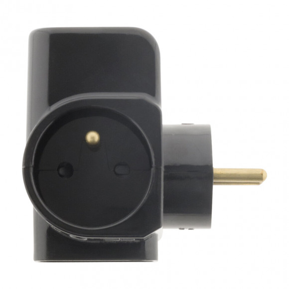 Triplite 6a+2x 16a +1 Usb + 1 Dock Charge Iphone Noir Gloss - Otio