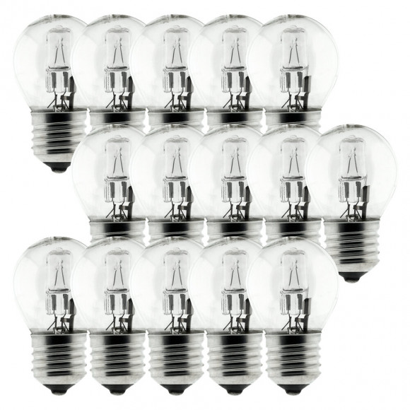 Lot De 15 Ampoules Halogène 28w E27