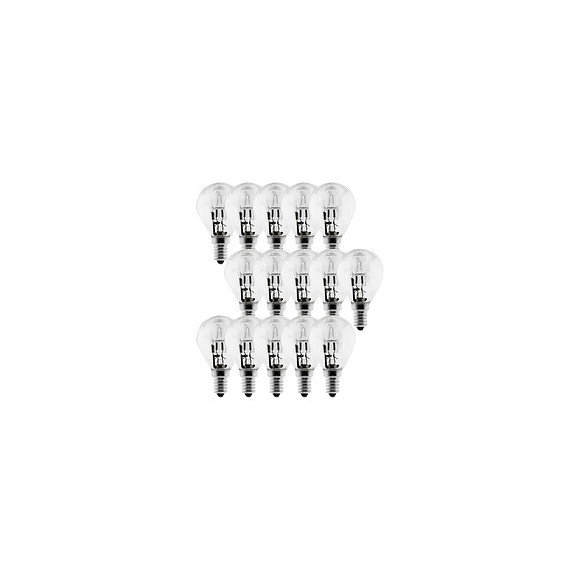 Lot De 15 Ampoules Halogène 28w E14