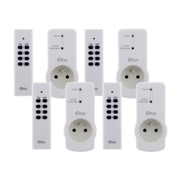 Lot De 4 Prises Télécommandées