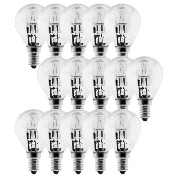 Lot De 15 Ampoules Halogène 28w E14