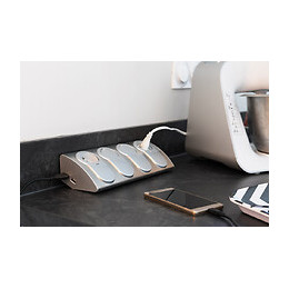 Bloc Multiprise Cuisine À Câbler 4 Prises + 2 Usb Parafoudre - Otio