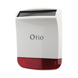 Sirène Extérieure Solaire Sans Fil 110db Pour Alarme 75500x - Otio