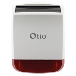 Sirène Extérieure Solaire Sans Fil 110db Pour Alarme 75500x - Otio
