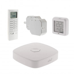 Pack Chauffage Connecté Otiohome (1 Thermomètre, 2 Modules Chauffage, 1 Télécommande Thermostat, 1 Box)