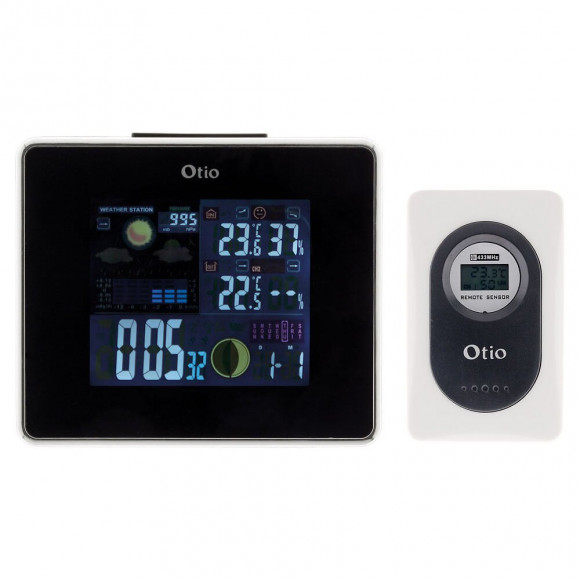 Centrale Météo Écran Couleur Avec Capteur Sans Fil Smc 245 - Otio