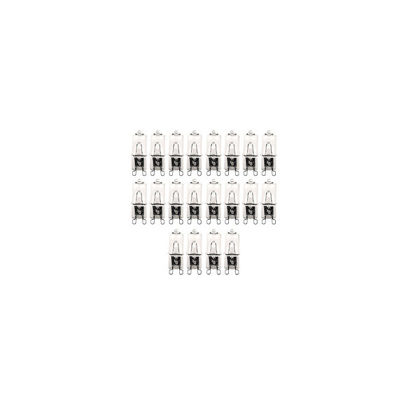 Lot De 20 Ampoules Pépites G9 - 42w