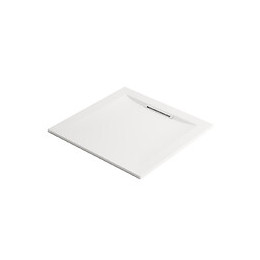 Receveur À Encastrer Ou À Poser Flight Pure Blanc, 80 X 80, Adherence Faible / Pn6
