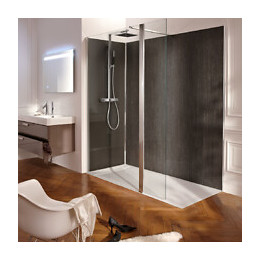 Receveur Douche Antidérapant Extra-plat Flight Neus Blanc, 160 X 80