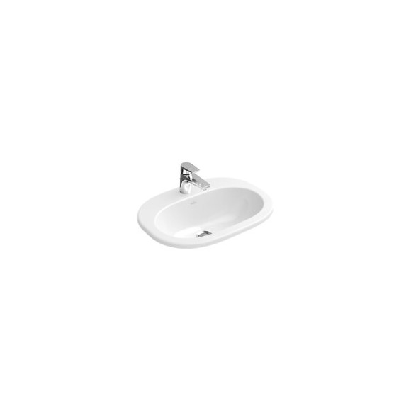 Vasque À Encastrer O.novo 56 X 40,5 Cm, Blanc Ceramicplus