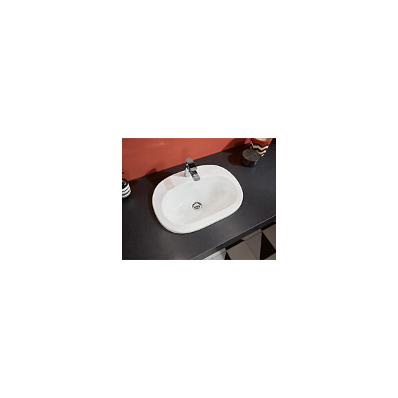 Vasque À Encastrer O.novo 56 X 40,5 Cm, Blanc Ceramicplus