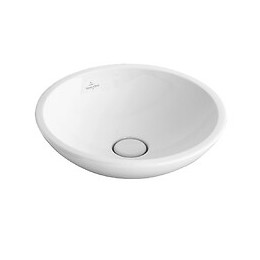 Vasque Ronde À Poser Loop & Friends, 43, Blanc, Vasque Avec Trop Plein