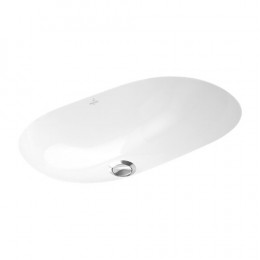 Vasque À Encastrer Par Dessous O.novo 60 X 35 Cm, Blanc