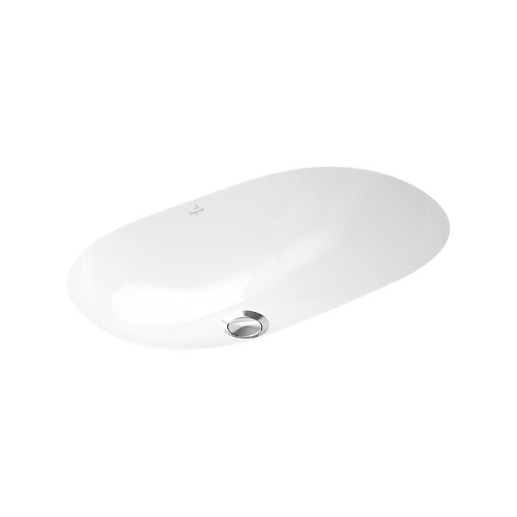 Vasque À Encastrer Par Dessous O.novo 60 X 35 Cm, Blanc