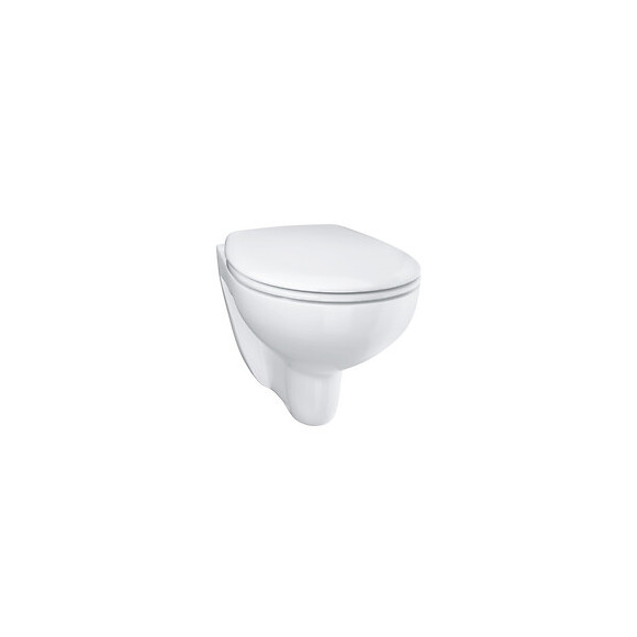 Pack Wc Rimless Bau Ceramic Grohe, Plaque Chromee