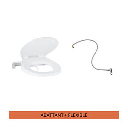 Abattant Lavant Bau Ceramic + Flexible