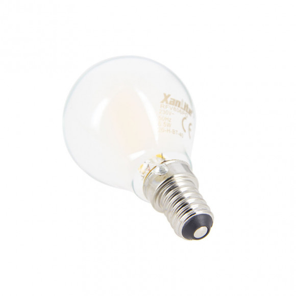 Ampoule À Filament Led P45, Culot E14, Conso. 6,5w, Blanc Neutre