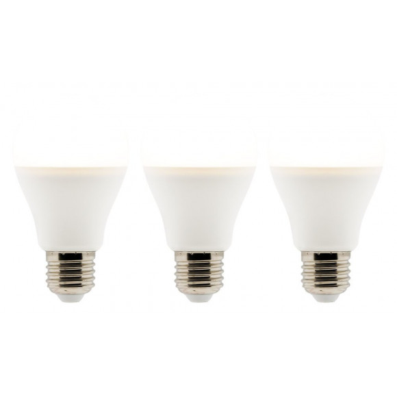 Lot De 3 Ampoules Led Standard 6w E27 470lm 2700k (blanc Chaud)