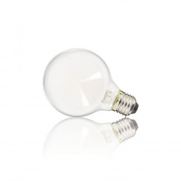 Ampoule Led G80 Opaque, Culot E27, Conso. 6,5w, 806 Lumens, Blanc Chaud