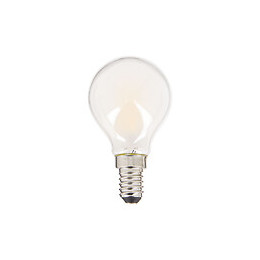 Ampoule À Filament Led P45, Culot E14, Conso. 6,5w, Blanc Chaud