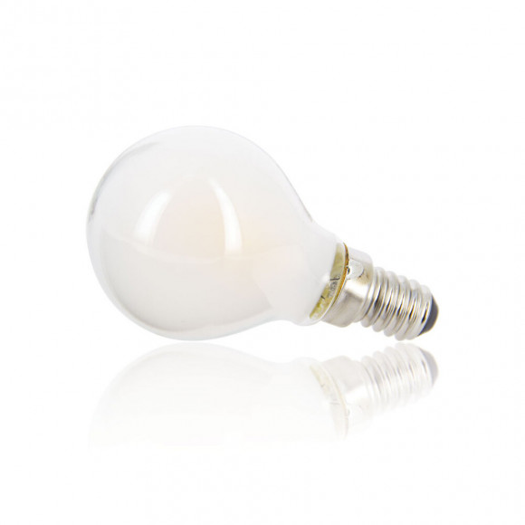 Ampoule À Filament Led P45, Culot E14, Conso. 6,5w, Blanc Chaud