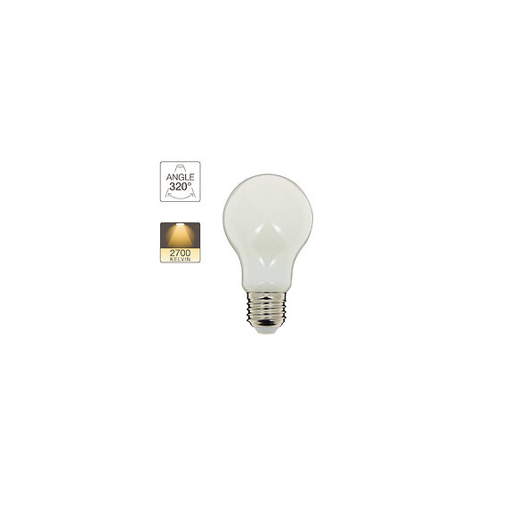 Ampoule Led A60 Opaque, Culot E27, Conso. 17w, 2452 Lumens, Blanc Chaud