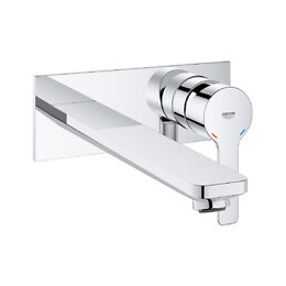 Lineare Mitigeur Lavabo Couleur Mural Taille L Vendu Avec Corps Encastré, Chrome