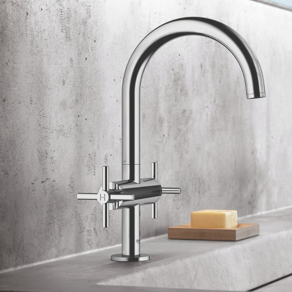 Robinet Lavabo Couleur Taille L Atrio, Chrome