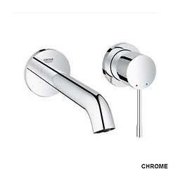 Essence Mitigeur Monocommande 2 Trous Lavabo Taille M Vendu Avec Corps Encastré, Chrome