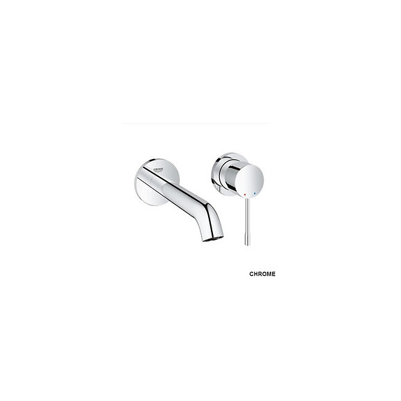 Essence Mitigeur Monocommande 2 Trous Lavabo Taille M Vendu Avec Corps Encastré, Chrome
