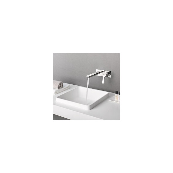 Lineare Mitigeur Lavabo Couleur Mural Taille L Vendu Avec Corps Encastré, Chrome