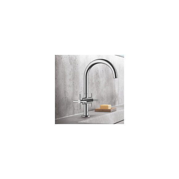 Robinet Lavabo Couleur Taille L Atrio, Chrome