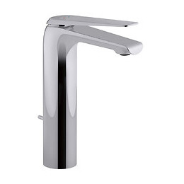 Mitigeur Lavabo - Modèle Haut - Avec Flexibles D Alimentation