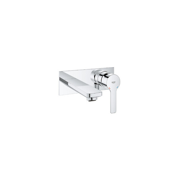 Lineare Mitigeur Monocommande 2 Trous Lavabo Taille M Vendu Avec Corps Encastré, Chrome