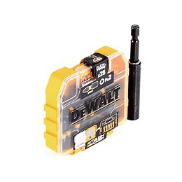 Dewalt Set D'embouts:  25x Embouts Pz Flextorq 25 Mm + Coffret Robuste + Porte-embouts