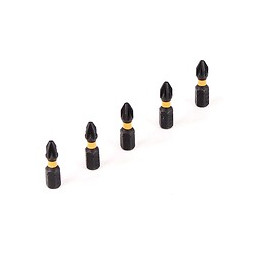 Dewalt Dt 7387 T 5 Pièces D'embouts De Torsion Résistantes Aux Chocs 25 Mm Pz2 Extreme Impact