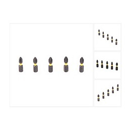 Dewalt Dt7994t-qz Ph2 Embouts Pour Visseuse Tête Phillips - 5 Pièces, Longueur 25mm, Magnétique